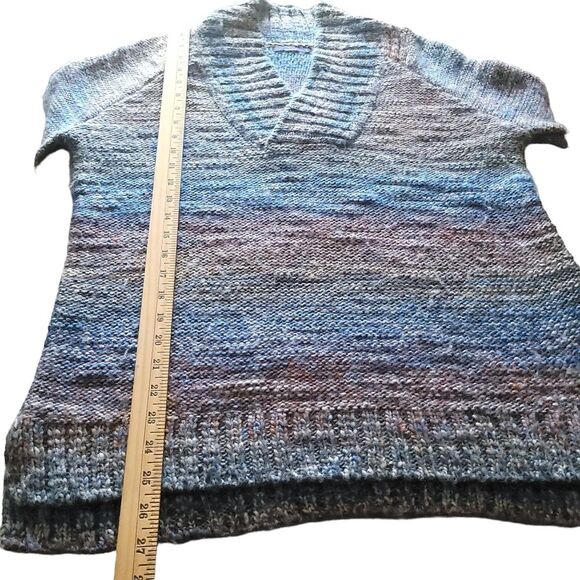 PrAna Claus Blue Knit Pullover Wool Blend Nordic Sweater Women's Small - Picture 11 of 11